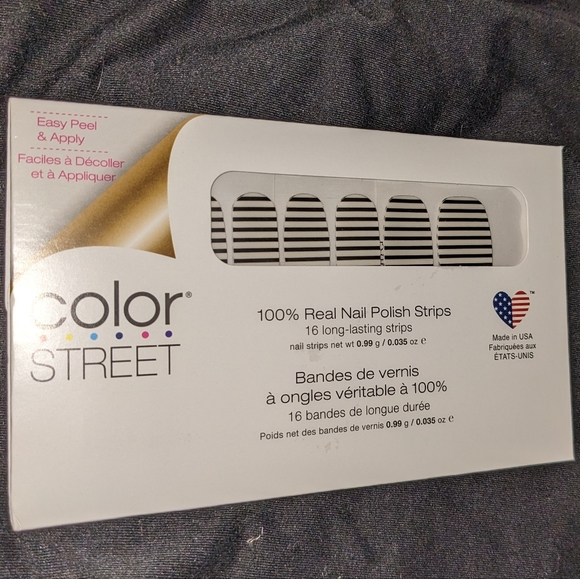 Last Chance! COLOR STREET Lines Clear Stripped Design Nail Polish Strips - Picture 8 of 9